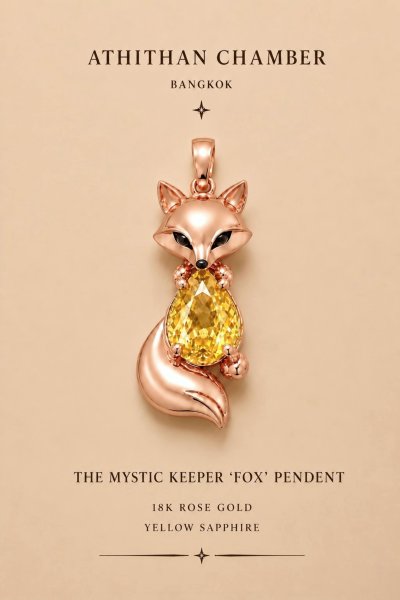 THE MISTIC KEEPER FOX Pendant(copy)