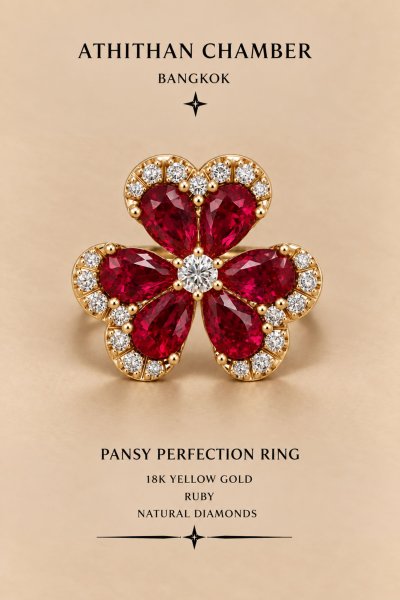 PANSY PERFECTION Ring