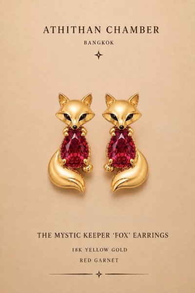 THE MISTIC KEEPER FOX Earrings