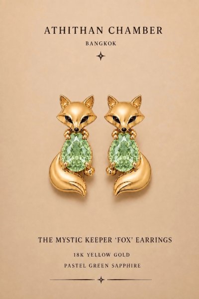 THE MISTIC KEEPER FOX Earrings