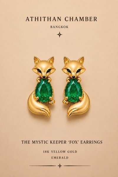 THE MISTIC KEEPER FOX Earrings