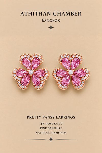 PRETTY PANSY Earrings