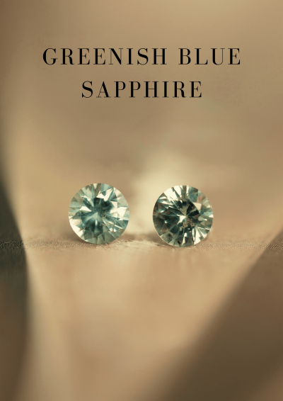 0.45 กะรัต / GIL / UH / แซฟไฟร์ (Greenish Blue)