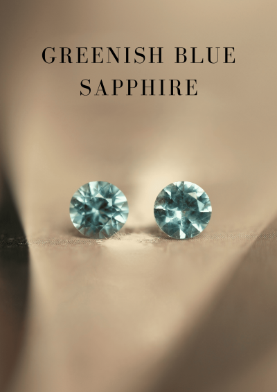 0.48 กะรัต / GIL / UH / แซฟไฟร์ (Greenish Blue)