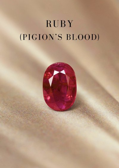 1.12 ct. / LOTUS / H / Ruby (Pigeon's Blood)