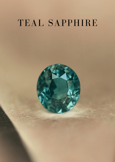 1.05 ct. / GIL / H / Sapphire (Teal)