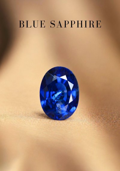 1.75 ct. / GIL / H / Sapphire (Vivid Blue)