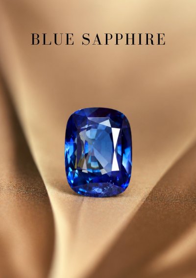 3.69 ct. / GIL / H / Sapphire (Vivid Blue)