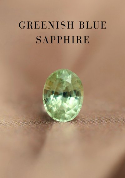 0.57 กะรัต / GIL / H / แซฟไฟร์ (Pastel Green)
