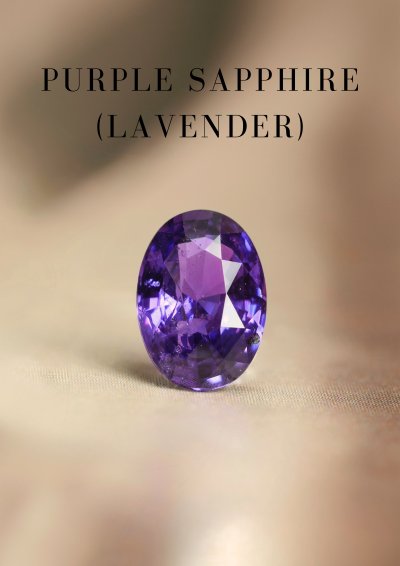 1.13 กะรัต / GIL / H / แซฟไฟร์ (Lavender)