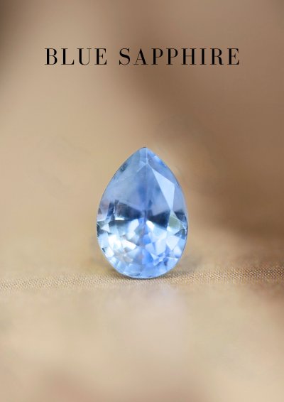 0.68 ct. / GIL / H / Sapphire (Sky Blue)