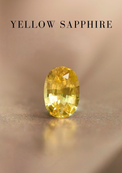 0.56 กะรัต / GIL / UH / แซฟไฟร์ (Vivid Yellow)