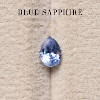 0.68 ct. / Sapphire (Blue) / H