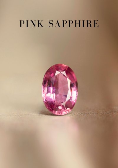 0.80 กะรัต / GIL / UH  แซฟไฟร์ (Pink)