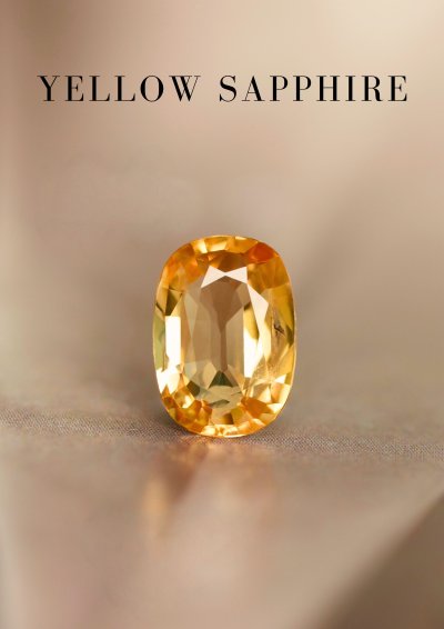 1.24 กะรัต / GIL / H / แซฟไฟร์ (Yellow)