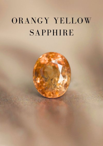 1.72 กะรัต / GIL / UH / แซฟไฟร์ (Orangy Yellow)