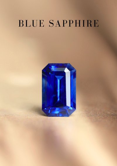 1.03 กะรัต / GIA / H / แซฟไฟร์ (Vivid Blue)
