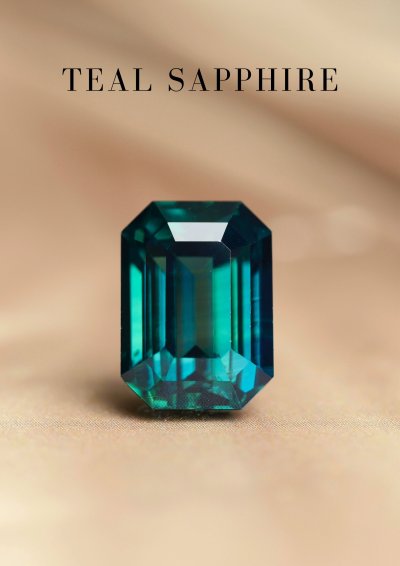 4.10 ct. / Sapphire (Teal)