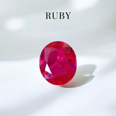 0.59 ct. / Sapphire (Red Ruby) / H