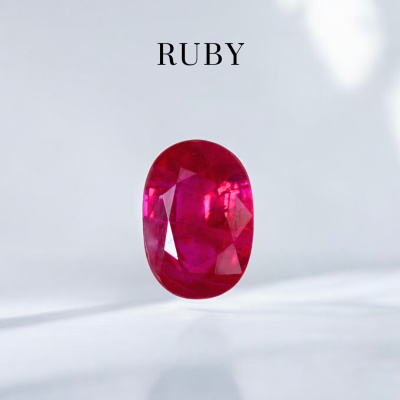 1.12 กะรัต / แซฟไฟร์ (Pigeon's Blood Ruby) / H