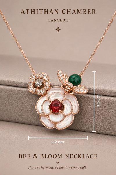 BEE & BLOOM NECKLACE
