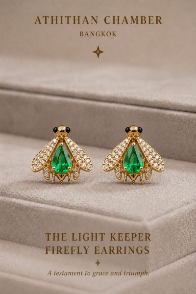 THE LIGHT KEEPER FIREFLY Earrings