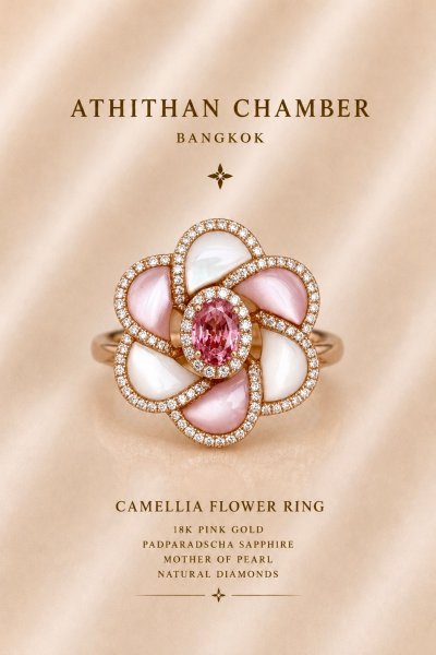 CAMELLIA FLOWER RING