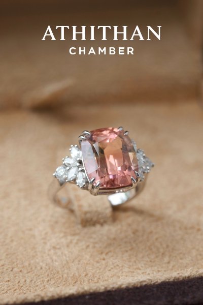 ORANGE TOURMALINE RING