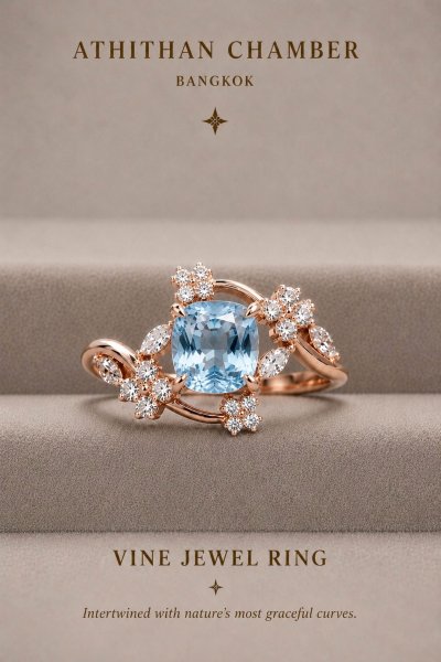 VINE JEWEL Blue Sapphire Ring