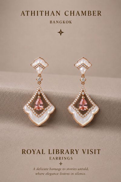 ROYAL LIBRARY VISIT EARRINGS