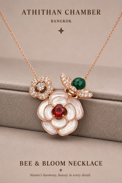 BEE & BLOOM NECKLACE