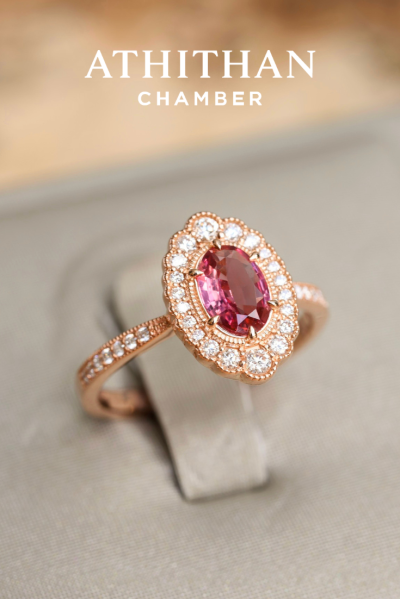 MONARCH Padparadscha Ring