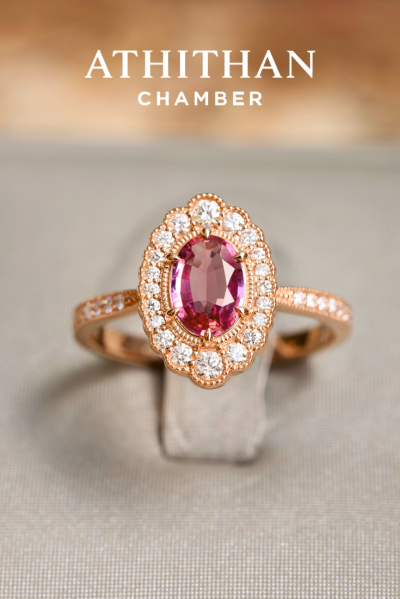 MONARCH Padparadscha Ring