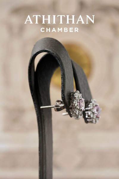 PINK SAPPHIRE EARRING
