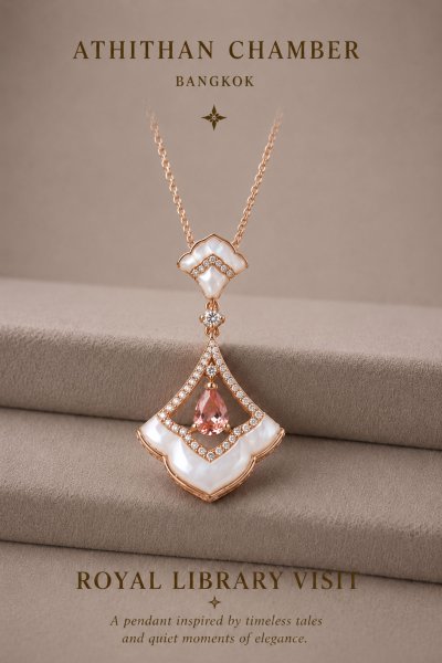 ROYAL LIBRARY VISIT PENDANT