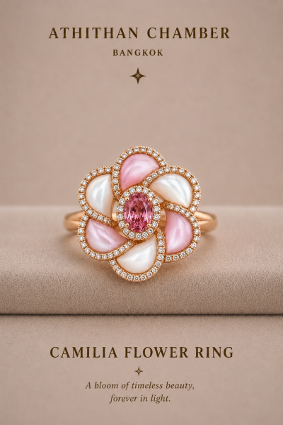 CAMELLIA FLOWER RING
