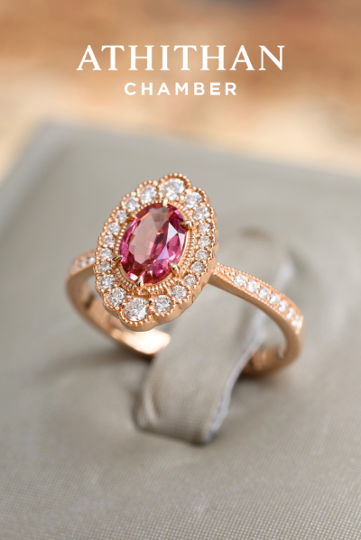 MONARCH Padparadscha Ring