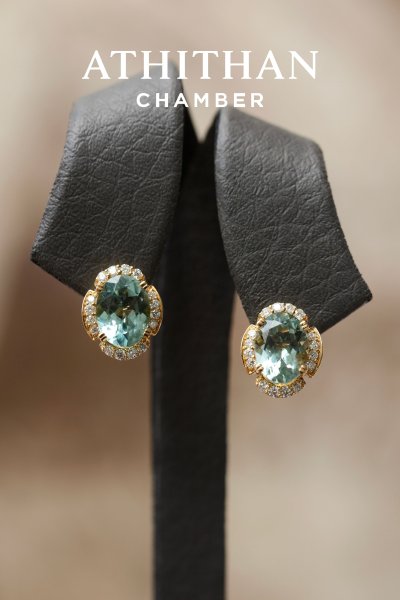 TOURMALINE & PEARL Earrings