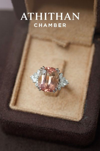 ORANGE TOURMALINE RING