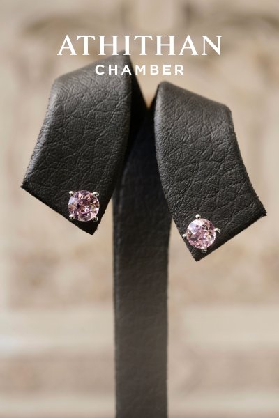 PINK SAPPHIRE EARRING