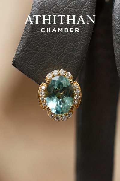 TOURMALINE & PEARL Earrings