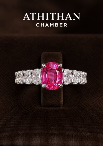 PERFECT REDIANCE Hot Pink Spinel Ring