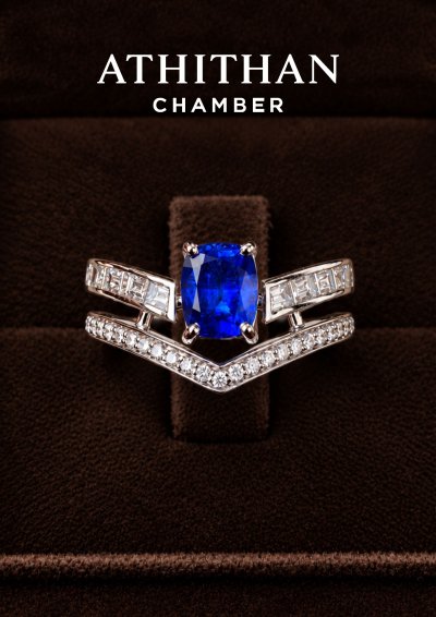 NOVA DIADEM : ROYAL BLUE Ceylon Sapphire Ring