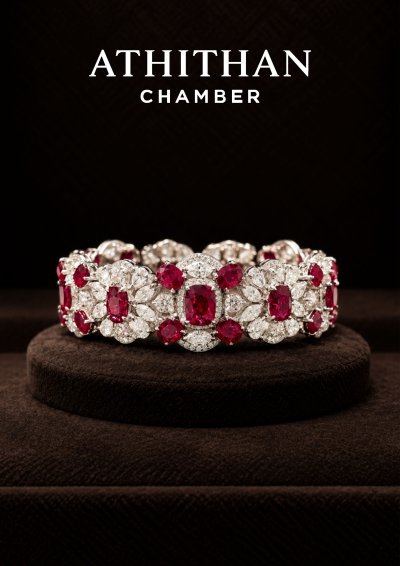 RUBY NO-Heated BURMA Bracelet