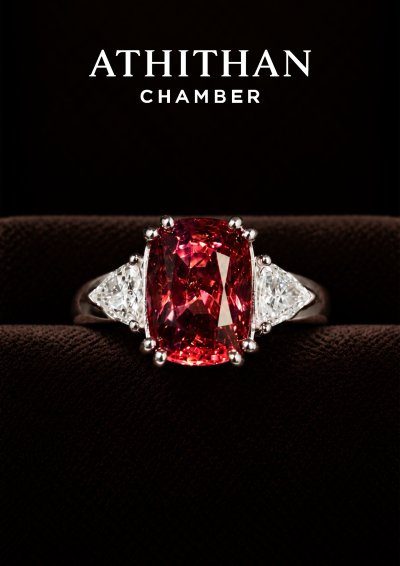 BROWNISH PINK SPINEL NO-Heated Burma Ring