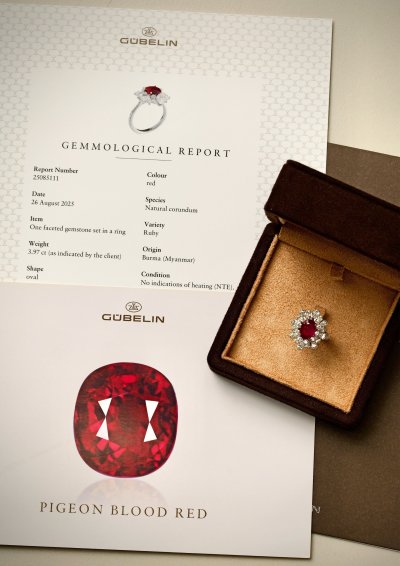 NO-Heated BURMA RUBY Ring