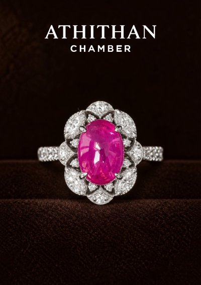 MADAME ROYALE - Burma Ruby Cabochon Ring