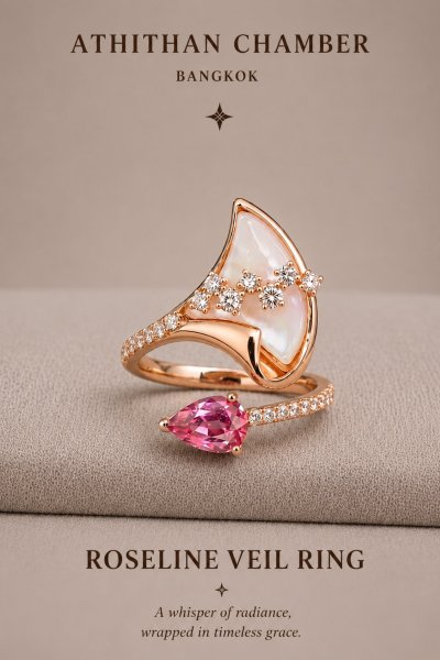 ROSELINE VEIL RING