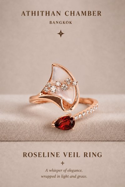 ROSELINE VEIL RING