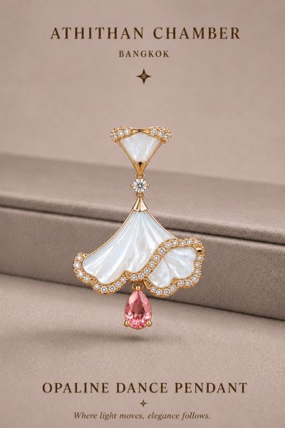 OPALINE DANCE PENDANT